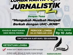 KoJAM Gelar Lomba Karya Tulis Jurnalistik Berhadiah Total Rp10 Juta