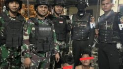 Denpom I/5 Medan Ringkus Dua Anggota Geng Motor Bersenjata Pedang Samurai Dalam Baku Hantam Brutal