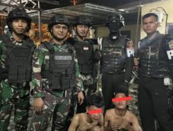 Denpom I/5 Medan Ringkus Dua Anggota Geng Motor Bersenjata Pedang Samurai Dalam Baku Hantam Brutal