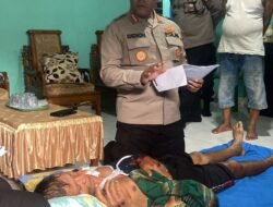 Kapolrestabes Medan Sambangi Kediaman Loper Koran Korban Percobaan Begal