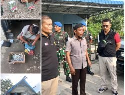 Pomdam I/BB kembali Gerebek barak Narkoba di Desa Banjar Kec. Sunggal