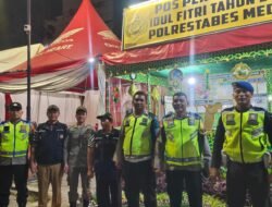 Denpom I/5 Medan Terus Perkuat Pengamanan Lebaran Melalui Patroli di Pos Pam Ketupat Toba