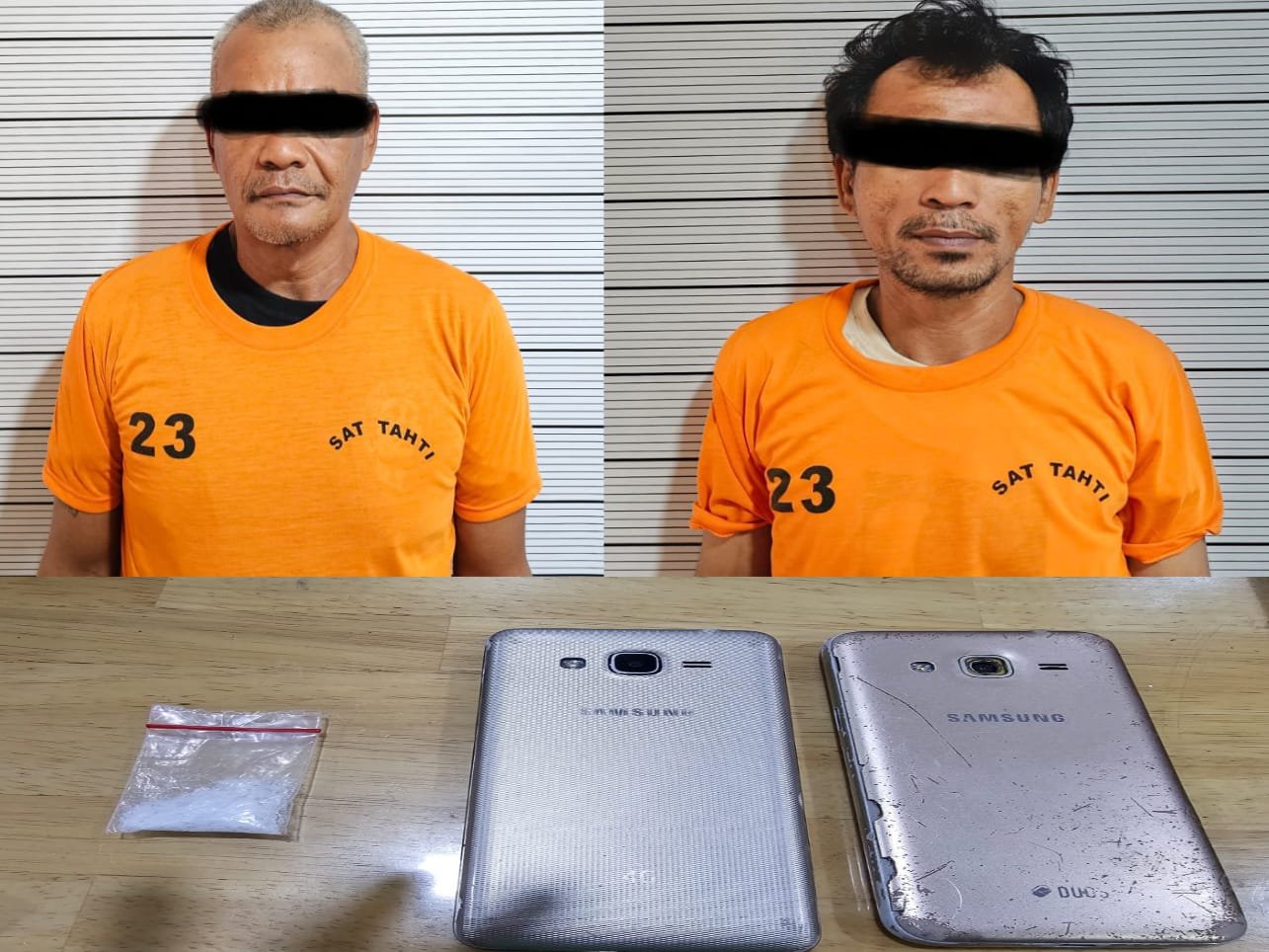 Satnarkoba Polrestabes Medan Ringkus 2 Orang Pengedar Sabu di Desa Tanjung Gusta