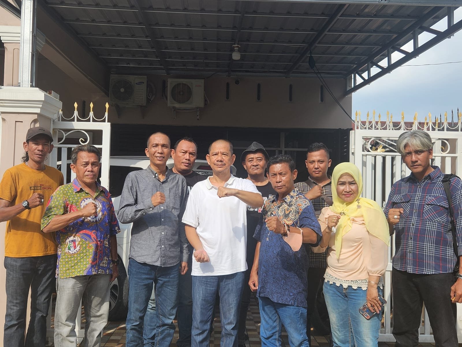 Chairum Lubis "Jumat Barokah" di Sekretariat Pewarta Polrestabes Medan