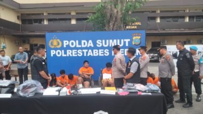Tujuh Residivis Curanmor Ditembak, Puluhan Motor Hasil Kejahatan Diamankan