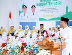 Wahyu Sagala Sambut Kepulangan 21 Jemaah Haji Kabupaten Dairi