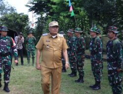 Pembukaan TMMD ke 124 Wilayah Kodim 0206 Dairi, Bupati : Mari Bersinergi, Bergotong royong Bersama TNI