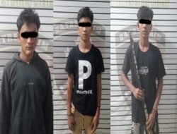 Polsek Sunggal Amankan 3 Anggota Geng Motor Bersenjata Tajam