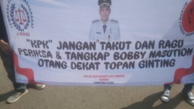 Massa KAMAK Geruduk KPK dan Istana, Desak Bobby Nasution Ditetapkan Tersangka