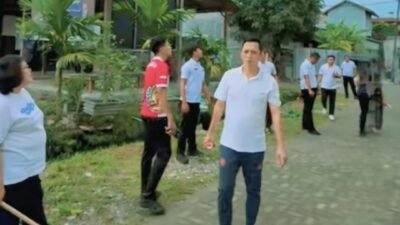Pegawai Rutan Kelas I Medan Gelar Kegiatan Gotong Royong Demi Kebersihan dan Kenyamanan Lingkungan