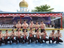 Warga Binaan Rutan Medan Ikuti Upacara Pembukaan Perkemahan Satya Dharma Bakti Pemasyarakatan Tahun 2025