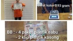 Diciduk Wanita Muda Jual Sabu di Gang Sempit Medan Perjuangan