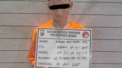 Remaja 19 Tahun Terjerat Sabu, Polisi Menyamar Jadi Pembeli di Jalan Haji Anif