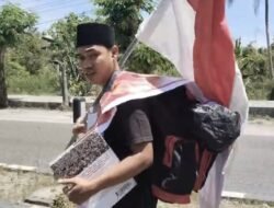 Mahmudin Aksi Jalan Kaki Tanjungbalai – Mabes Polri, Protes Kriminalisasi Oknum Kompol DK
