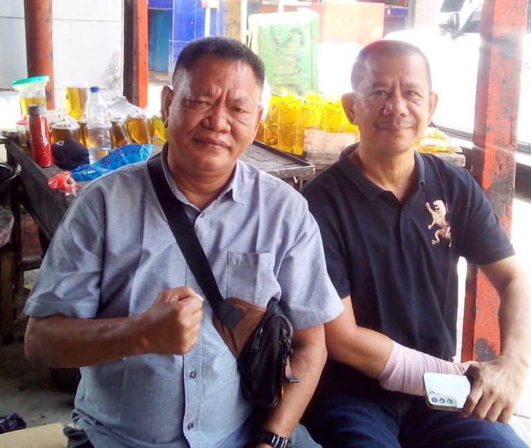 Merajut Silaturahmi, Ketua Pewarta Polrestabes Medan Bertemu Sahabat Sejak Kecil Joko Tarigan