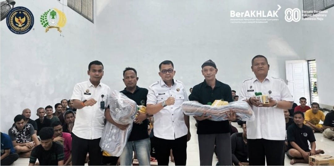 Penuhi Hak Warga Binaan, Lapas Binjai Bagikan Perlengkapan Mandi
