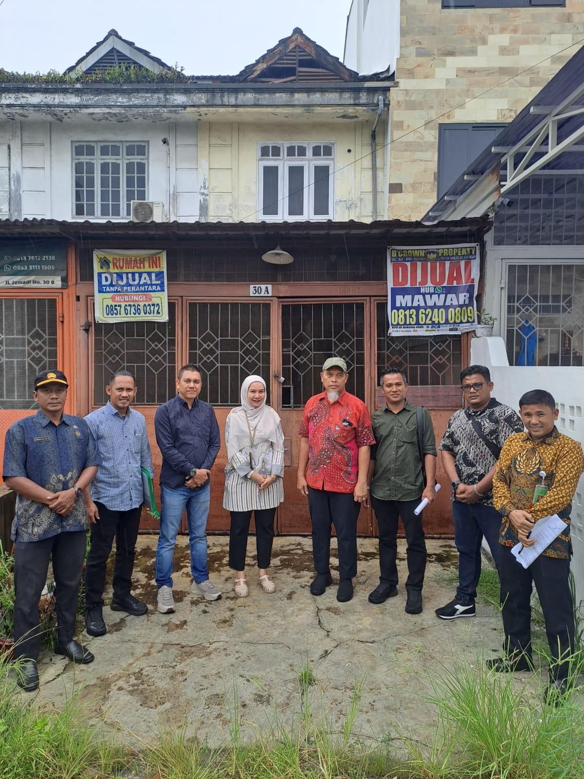 PN Medan Lakukan Constatering Terhadap Objek Eksekusi Tanah dan Ruko di Jalan Jemadi