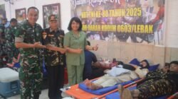 Kodim 0603/Lebak Gelar Bakti Sosial Prima dalam rangka memperingati HUT TNI ke-80