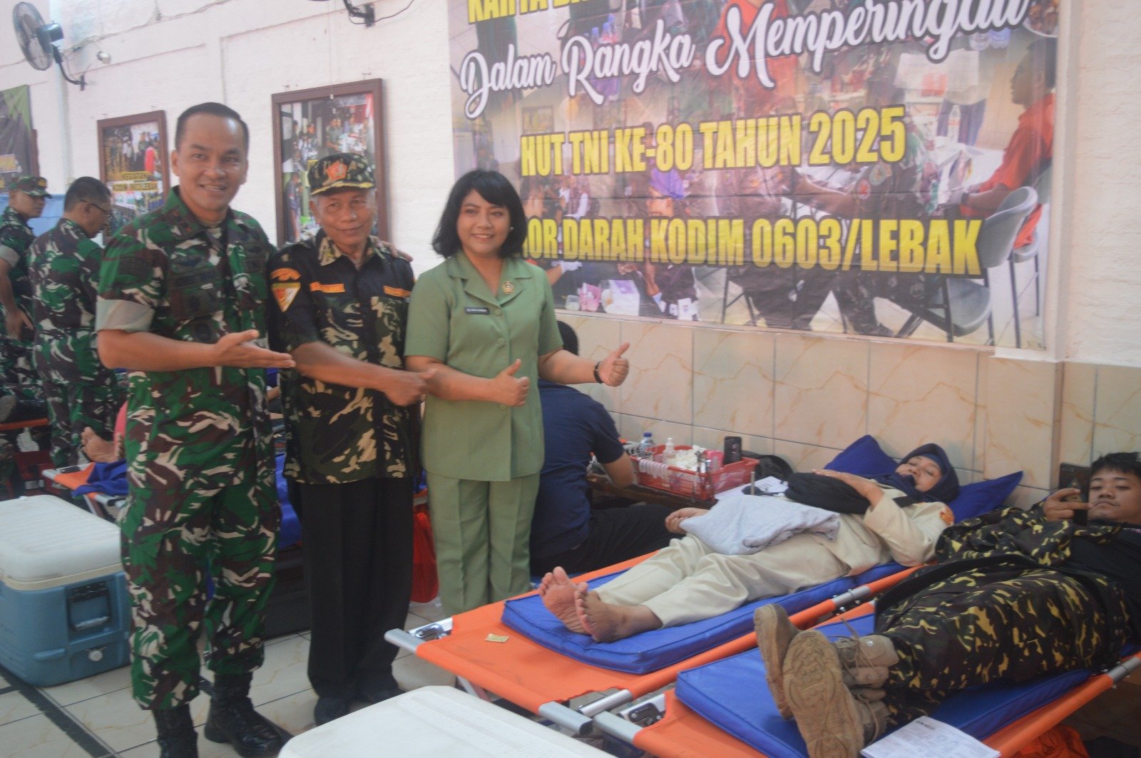 Kodim 0603/Lebak Gelar Bakti Sosial Prima dalam rangka memperingati HUT TNI ke-80