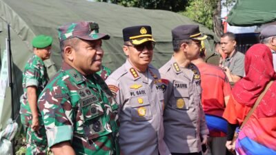 ‎Kapolrestabes Medan Hadiri Bakti Kesehatan dan Bazar Menyambut HUT TNI Ke-80 Tahun