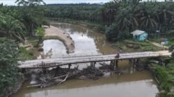PalmCo Perbaiki Jembatan Sungai Sosa, Penghubung Vital 13 Desa di Padang Lawas