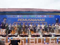 Bea Cukai Sibolga Berantas Rokok Ilegal, Musnahkan Barang Bukti 1,8 Miliar