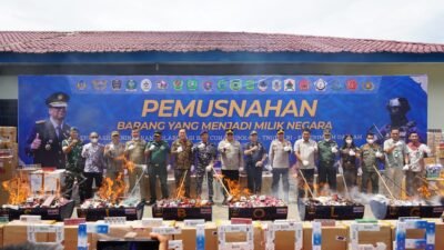 Bea Cukai Sibolga Berantas Rokok Ilegal, Musnahkan Barang Bukti 1,8 Miliar