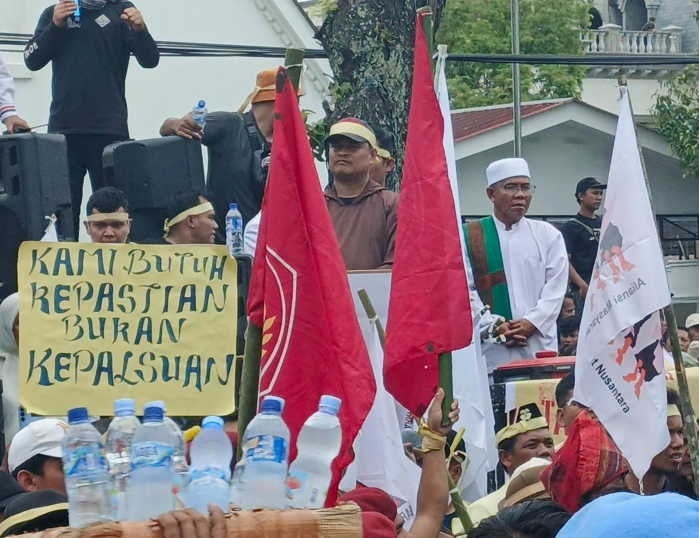 Ustadz Martono Sampaikan Apresiasi kepada Kapolrestabes Medan atas Pengamanan Aksi Damai Tutup TPL