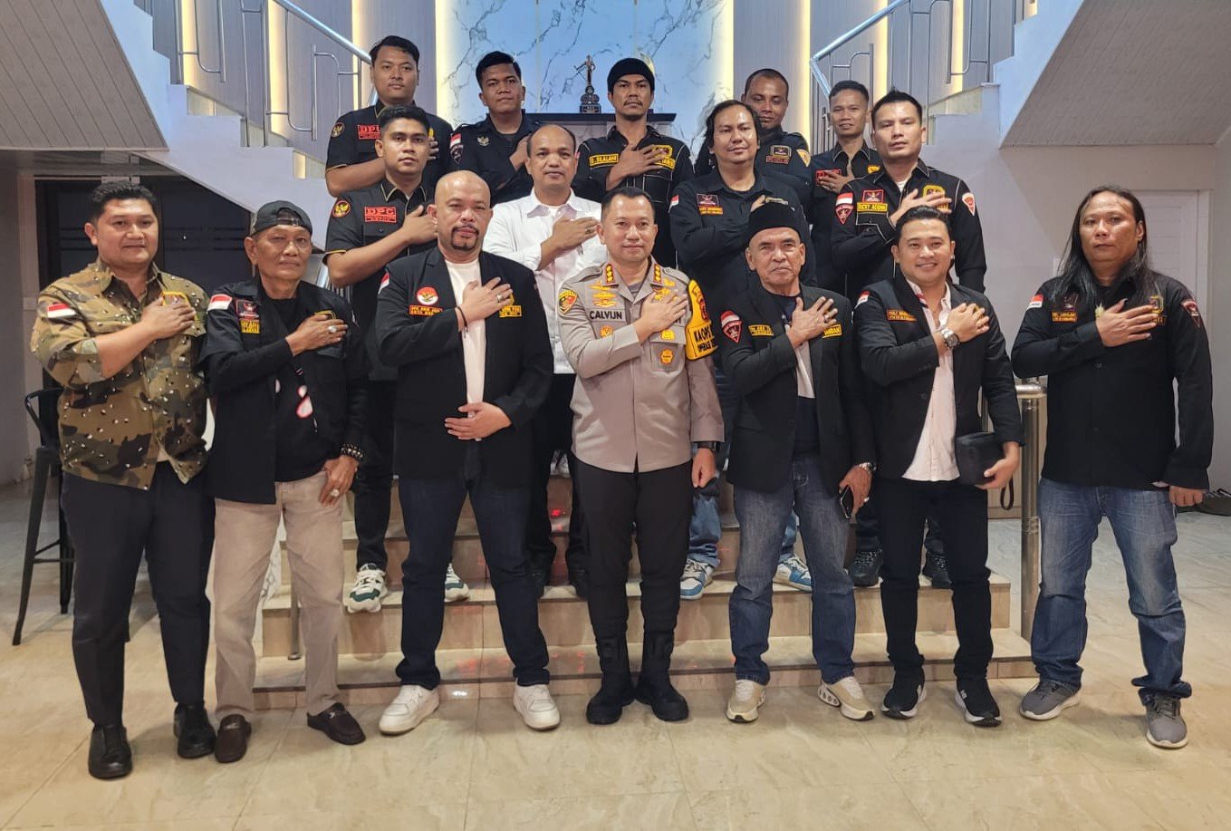 Pertegas Pembinaan Ormas, Kapolrestabes Medan Terima Audiensi DPC GRIB Jaya