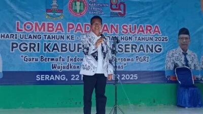 HUT PGRI ke-80, Ketua PGRI Kabupaten Serang: Momentum Tingkatkan Kualitas Pendidikan
