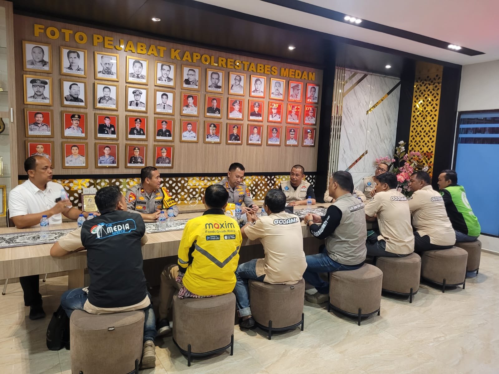 Kapolrestabes Medan Luncurkan Dua Timsus Anti Begal, Disampaikan dalam Audiensi GODAMS