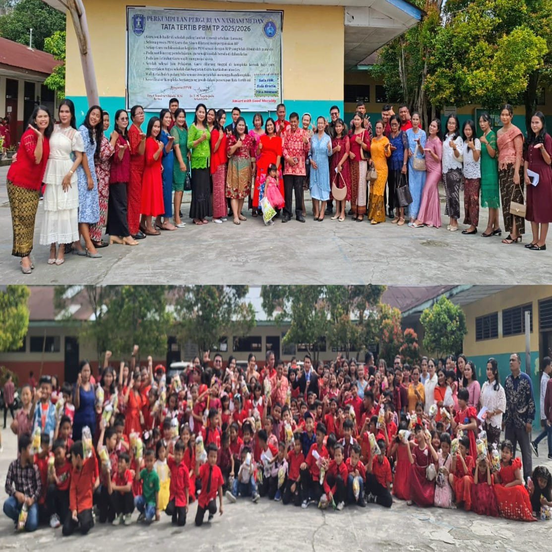 Perguruan Nasrani 2 Kompleks Sehati Medan Gelar Natal Gabungan Penuh Sukacita dan Khidmat