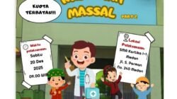 Sunat Massal Part 2 Alumni Kartika I-1 Medan 97 Digelar Pekan Depan