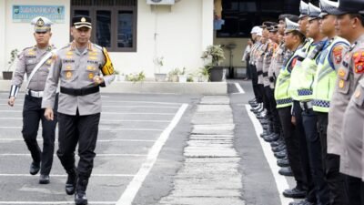 ‎Polrestabes Medan Gelar Apel Operasi Lilin Toba 2025, Siap Amankan Natal dan Tahun Baru