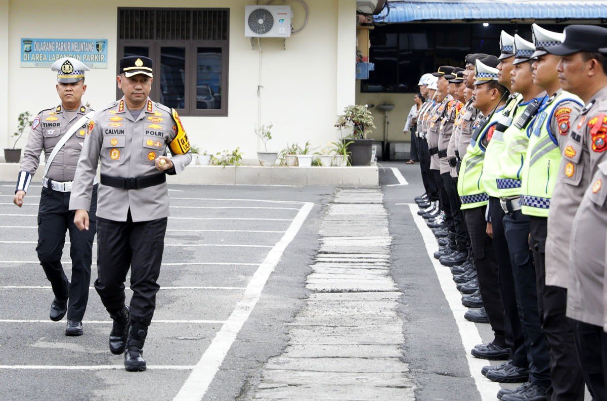 ‎Polrestabes Medan Gelar Apel Operasi Lilin Toba 2025, Siap Amankan Natal dan Tahun Baru