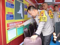Pengamanan Nataru Dimulai, Kapolrestabes Medan Tinjau Pos Terpadu di Jantung Kota