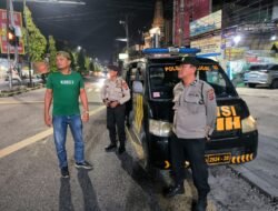 Antisipasi Kejahatan Menjelang Pergantian Tahun, Polsek Sunggal Gencar Patroli Dini Hari