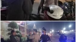 Tim Samapta  Polsek  Sunggal Bantu  Warga Yang Mengalami  Kerusakan  Kendaraan