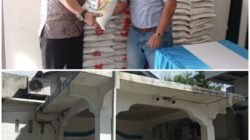 PT Jui Shin Indonesia Salurkan Bantuan 100 Goni Beras Untuk Warga Terdampak Banjir Desa Saentis Deliserdang