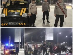 Polsek Sunggal Maksimalkan Patroli Blue Light Antisipasi Gangguan Kamtibmas Diwilayahnya