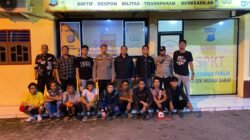 Respon Cepat Aduan Masyarakat : Patroli Malam Satreskrim Polsek Medan Barat Amankan Sembilan Jukir Liar Di Jalan Merak Jingga