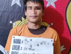 Pengedar Sabu Ditangkap Polsek Panai Tengah Polres Labuhanbatu di Sei Nahodaris