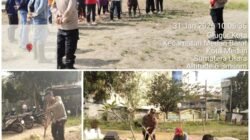 Sambut Bulan Suci ramadhan Polsek Medan Barat Laksanakan Bakti Sosial Gotong Royong Membersihkan TPU