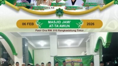Masjid Jami at-Awun Lebak Peringati Isra Mi'raj 1447 H, Apresiasi Guru Ngaji dengan Cendramata Mata