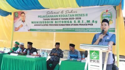 Dari Jalan Tani hingga Air Bersih, Muniruddin Ritonga Terima Enam Aspirasi Warga Padang Baruas