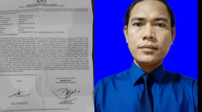 Kekerasan terhadap Wartawan di Kampar, Redaksi TintakitaNews Minta Polisi Ungkap Aktor di Baliknya