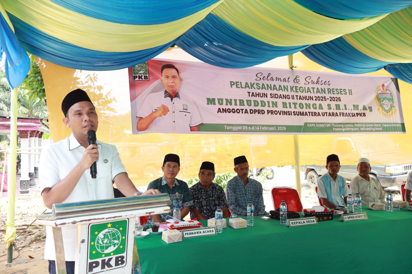 Muniruddin Ritonga Tampung Aspirasi Warga Saat Reses di Angkola Selatan