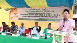 Muniruddin Ritonga Serap Aspirasi Warga Natambang Roccitan dalam Reses II DPRD Sumut 