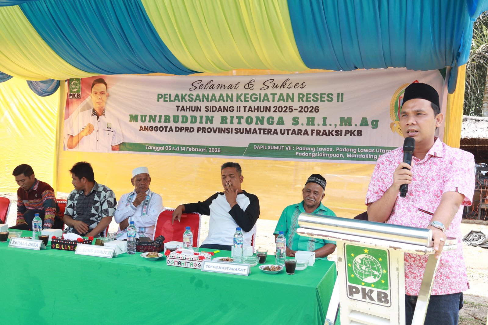 ‎Muniruddin Ritonga Serap Aspirasi Warga Natambang Roccitan dalam Reses II DPRD Sumut ‎