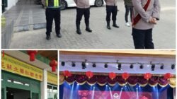 Polsek Medan Barat Melakukan Pengamanan Perayaan Imlek Di Gedung MITSU Kampus STBA-PIA